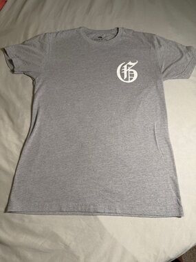 Greyson Light Heather Gray Tee with White Chest Logo